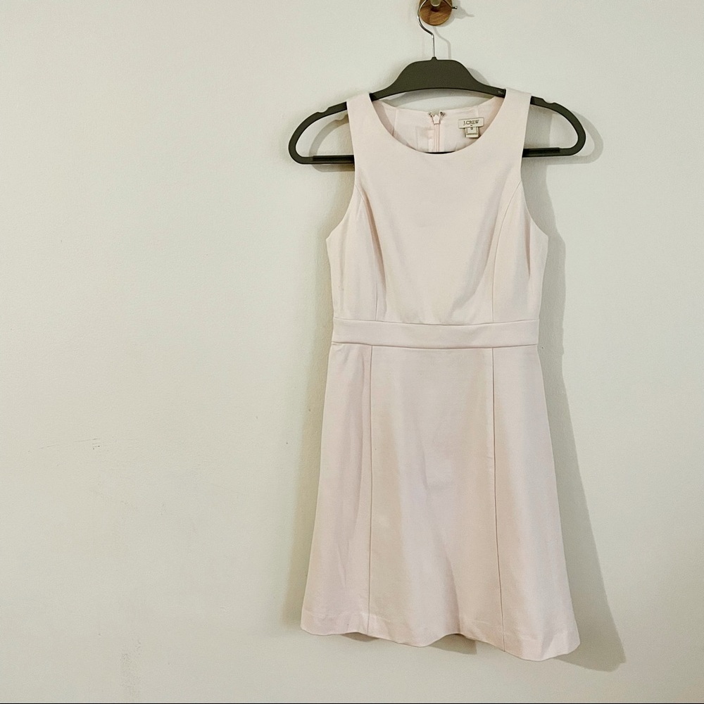 J Crew Petal Pink Sleeveless Midi Dress
